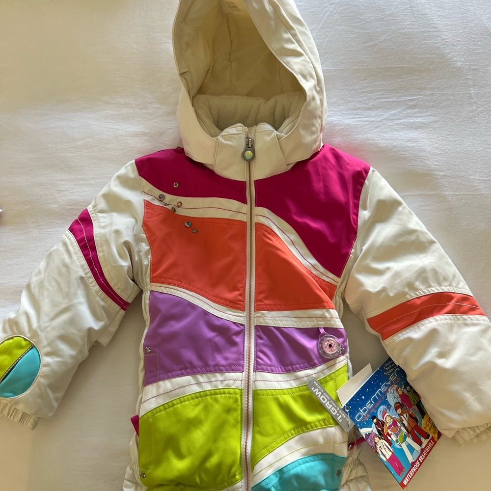 Girls Obermeyer "I grow" ski jacket NWT size 5